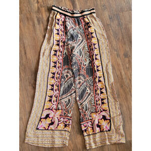 Maeve By Anthropologie Wide-Leg Rooibos Cropped Pants Women's XS